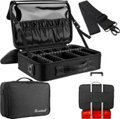 Kosmetyczki, organizery i kuferki - Kosmetyczka Kuferek Torba Organizer Kosmetyki Duża - miniaturka - grafika 1