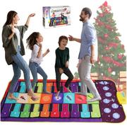 Maty edukacyjne - Mata Do Tańczenia Muzyczna Pianino Gra Dla Całej Rodziny Edukacyjna Xxl - miniaturka - grafika 1