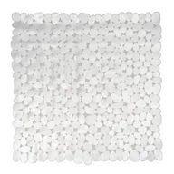 Maty antypoślizgowe - Mata do prysznica Stone 52 x 52 cm biały - miniaturka - grafika 1