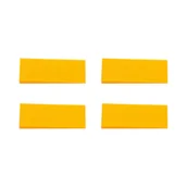 Narzędzia glazurnicze - Kliny dystansowe montażowe żółte 80x30 mm opakowanie 48 sztuk Hardy - miniaturka - grafika 1