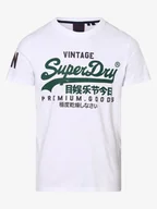 Koszulki męskie - Superdry - T-shirt męski, biały - miniaturka - grafika 1