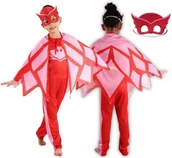 Dodatki do strojów karnawałowych - Strój Przebranie Sowella Pidżamersi Maska Na Bal Karnawał 134/ 140 Cm - miniaturka - grafika 1