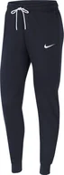 Spodnie sportowe damskie - Nike Nike Wmns Fleece Pants CW6961-451 Granatowe XS - miniaturka - grafika 1