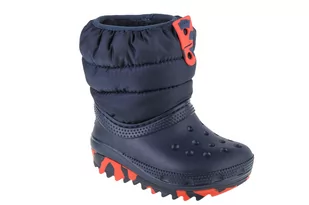 Crocs Classic Neo Puff Boot Toddler 207683-410, Dla Chłopca, Śniegowce, Granatowy - Śniegowce damskie - miniaturka - grafika 1