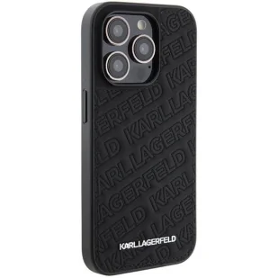Etui Karl Lagerfeld Quilted K Pattern na iPhone 15 Pro - czarne - Etui i futerały do telefonów - miniaturka - grafika 4