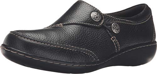 Clarks Dziewczęce Ashland Lane Q kapcie, czarny, 37 EU X-szeroki