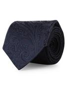 Krawaty i muchy męskie - Olymp Level Five - Krawat jedwabny męski, niebieski - miniaturka - grafika 1