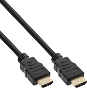 Kabel InLine 25pcs. Bulk-Pack InLine® HDMI cable, HDMI-High Speed with Ethernet, Premium, 4K2K, male / male, black / gold, 3m - Kable komputerowe i do monitorów - miniaturka - grafika 1