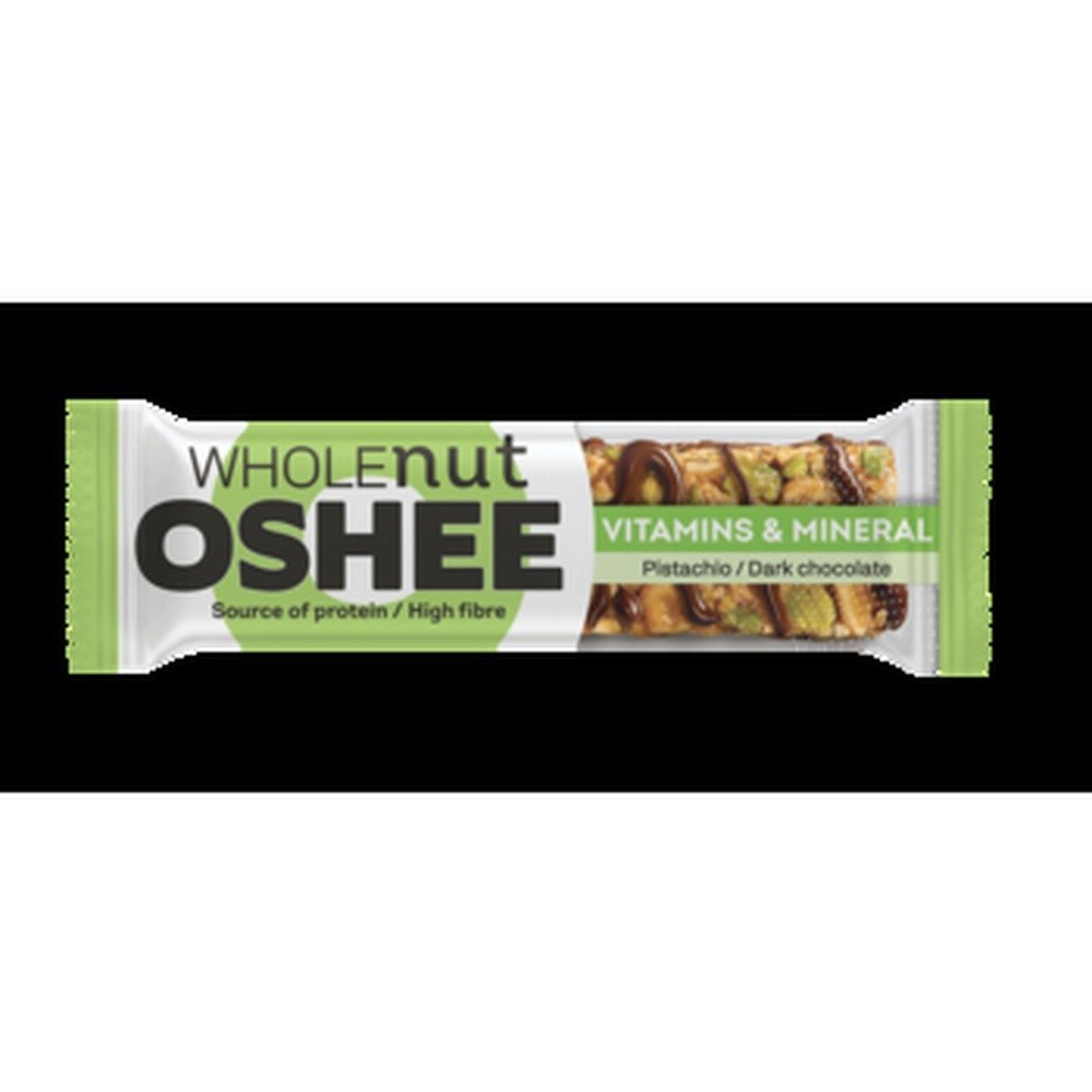 Baton Oshee z orzeszkami arachidowymi, pistacjami i gorzką czekoladą 40 g