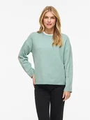 Swetry damskie - Vila Sweter "Viliga" w kolorze turkusowym - miniaturka - grafika 1