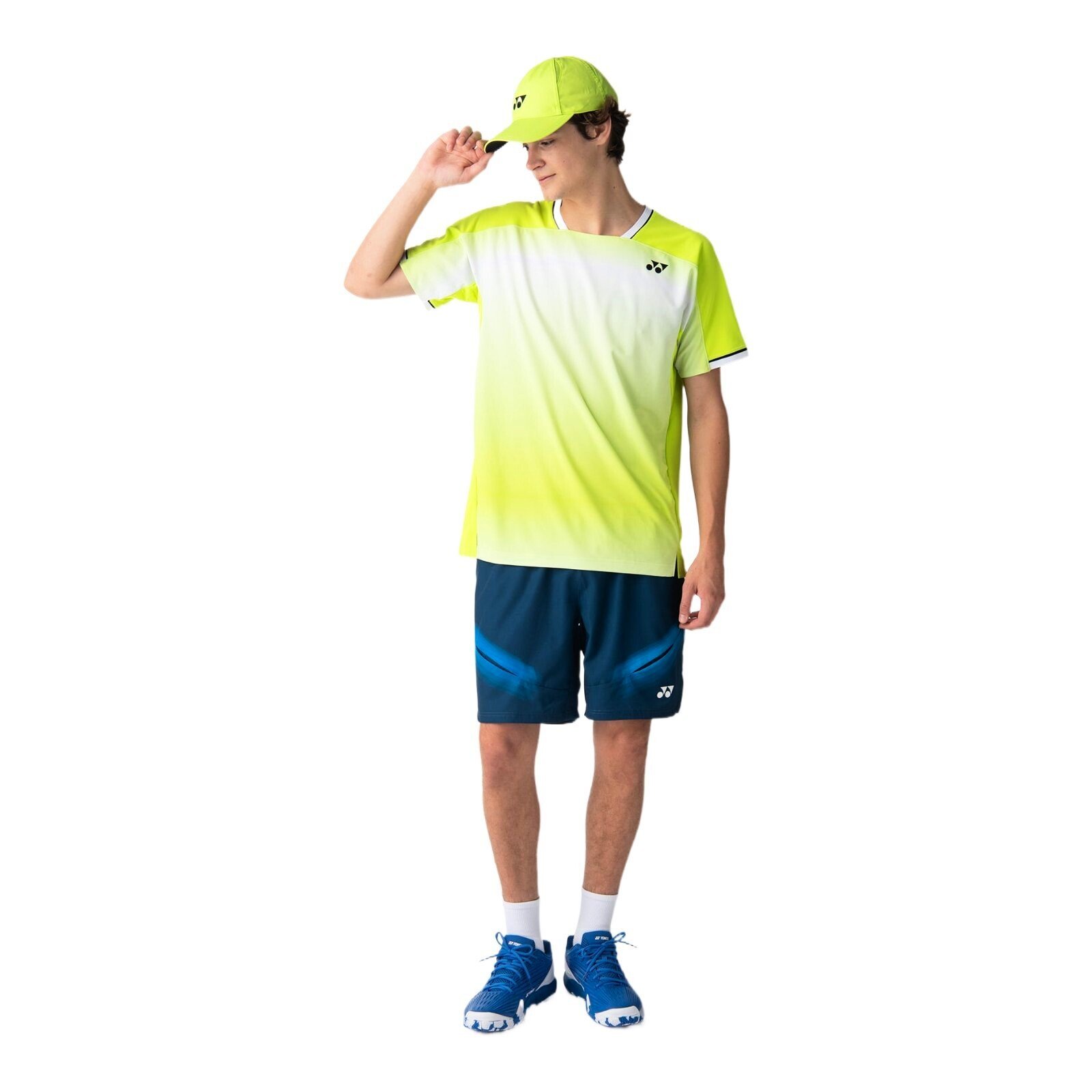 Koszulka męska Yonex Crew Neck Shirt 10704 Fresh Lime L