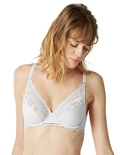 Maison Lejaby - Adage - Biustonosz z fiszbinami, biały, 90C - Biustonosze - miniaturka - grafika 1