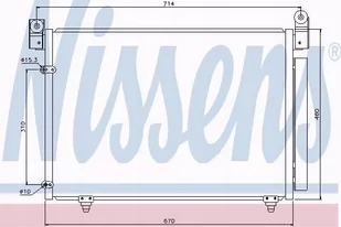 NISSENS CHŁODNICA KLIMATYZACJI 94933 MAZDA MPV LW 02 94933 - Chłodnice - miniaturka - grafika 1