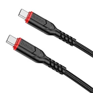 Kable USB - HOCO kabel Typ C do Typ C PD 60W VICTORY X59 1m czarny - miniaturka - grafika 1