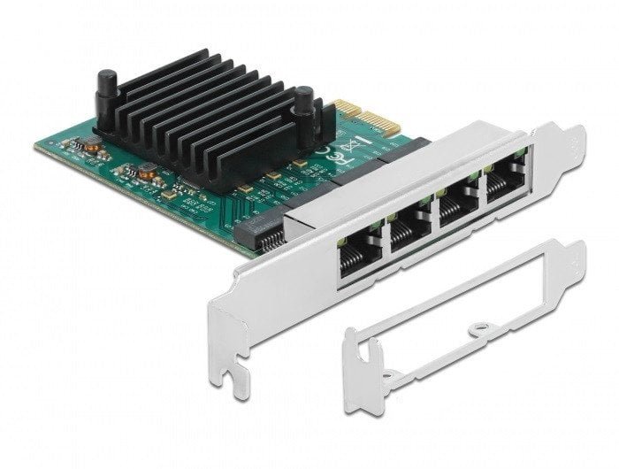 Delock DELOCK PCI Express x1 Karte 4 x RJ45 Gigabit LAN RTL8111