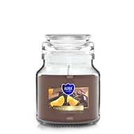 Świece - Świeca zapachowa w szkle SND71-340 czekolada-pomarańcza BISPOL - miniaturka - grafika 1