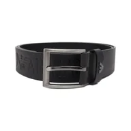Paski - Emporio Armani Skórzany pasek TOUNGUE BELT - miniaturka - grafika 1