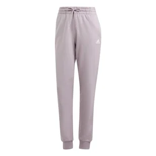 adidas Damskie spodnie dresowe Essentials Linear French Terry Mankiety - Spodnie damskie - miniaturka - grafika 1