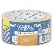 Taśmy klejące - Taśma przezroczysta do pakownia CICHA 48 mm, długość 55 m - miniaturka - grafika 1