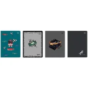 Zeszyty szkolne - Interdruk Zeszyt A5/16K kratka 70g UV Boys mix (20szt) - miniaturka - grafika 1