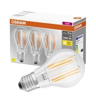 Żarówki LED - Osram żarówka filament LED E27 7,5W 2 700 K 3 szt. - miniaturka - grafika 1