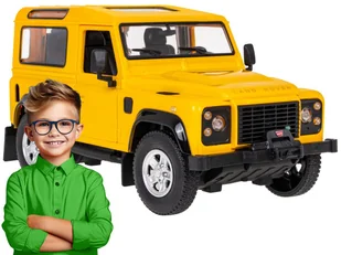RASTAR 1:14 zdalnie sterowane autko Land Rover Defender POJAZD + PILOT - Zabawki zdalnie sterowane - miniaturka - grafika 1