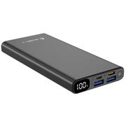 Powerbanki - GoGEN Powerbank PB100008 10000 mAh PB100008B Czarna - miniaturka - grafika 1