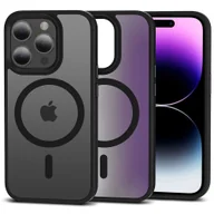 Etui i futerały do telefonów - Tech-Protect Magmat Magsafe iPhone 15 Pro Max Matte czarny - miniaturka - grafika 1