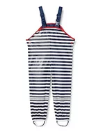 Spodnie i spodenki dla chłopców - Playshoes Wodoodporne spodnie przeciwdeszczowe unisex dla dzieci, Niebieski (morski/Weiß 171) - miniaturka - grafika 1