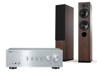 Zestawy stereo - Yamaha A-S501 (srebrny) + Tesi 5 (mokka) - miniaturka - grafika 1