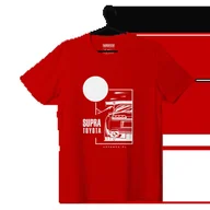 Odzież do sportów motorowych - T-shirt koszulka Toyota Supra czerwona-XL - miniaturka - grafika 1