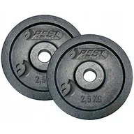 Hantle i ciężarki - Obciążenia BEST SPORTING 614027 (2 x 2.5 kg) - miniaturka - grafika 1