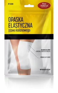Pani Teresa WRZEŚNIA Opaska elastyczna stawu kolanowego P.TERESA rozmiar L 1 sztuka 3219401 - Ortezy, stabilizatory i opaski elastyczne - miniaturka - grafika 1