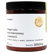 Włosy, skóra, paznokcie - Sundose For Skin Anti-Aging Kolagen rybi, Jabłkowo-Limonkowy - miniaturka - grafika 1