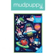 Puzzle - Puzzle-kartka z życzeniami 12 el. Kosmos Mudpuppy - miniaturka - grafika 1