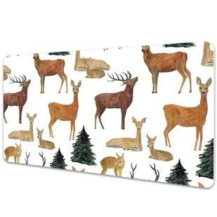 Duża mata na biurko Król lasu 90x45 cm - Podkładki na biurko - miniaturka - grafika 1