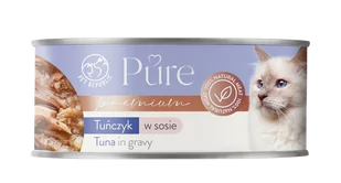 PetRepublic Pure tuńczyk w sosie 80g - Mokra karma dla kotów - miniaturka - grafika 1