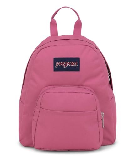 JanSport Mini plecak Half Pintt, Mauve Haze, 10,2 l – wytrzymała mini torebka z regulowanymi paskami na ramię, pojedyncza komora główna, zapinana na zamek kieszeń do przechowywania