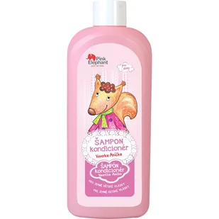 Pink Elephant Girls szampon z odżywką 2w1 dla dzieci Squirrel 500 ml - Kosmetyki kąpielowe dla dzieci - miniaturka - grafika 1