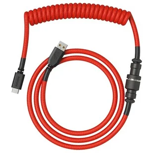 Glorious PC Gaming Race Glorious PC Gaming Race Coil Cable Crimson Red USB-C USB-A - Kable komputerowe i do monitorów - miniaturka - grafika 1