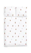 Pościel - Komplet pościeli dwustronnej WHITE POCKET Mandarynki, 200x200 cm - miniaturka - grafika 1