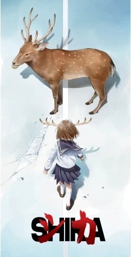 Plakat My Deer Friend Nokotan NOKO_059 A3 (custom)