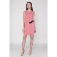 Sukienki - Sukienka kopertowa róż Rose - miniaturka - grafika 1