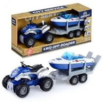 Quad z lawetą i motorówką WY400E-5 Maksik - Samochody i pojazdy dla dzieci - miniaturka - grafika 1