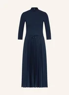 Sukienki - Tommy Hilfiger Sukienka Z Mieszanki Materiałów Z Rękawami 3/4 blau - miniaturka - grafika 1