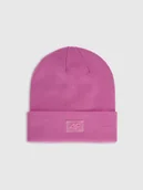 Czapki dla dzieci - 4F Czapka beanie dziecięca - różowa Uniwersalny - miniaturka - grafika 1