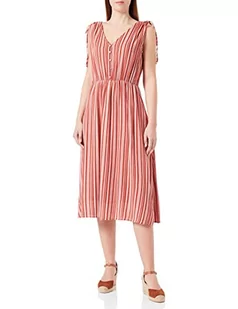 usha FESTIVAL Damska letnia sukienka, czerwona biała, L - Sukienki - miniaturka - grafika 1