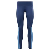 Legginsy - Damskie Legginsy REEBOK WOR MESH TIGHT HA1039 – Granatowy - miniaturka - grafika 1