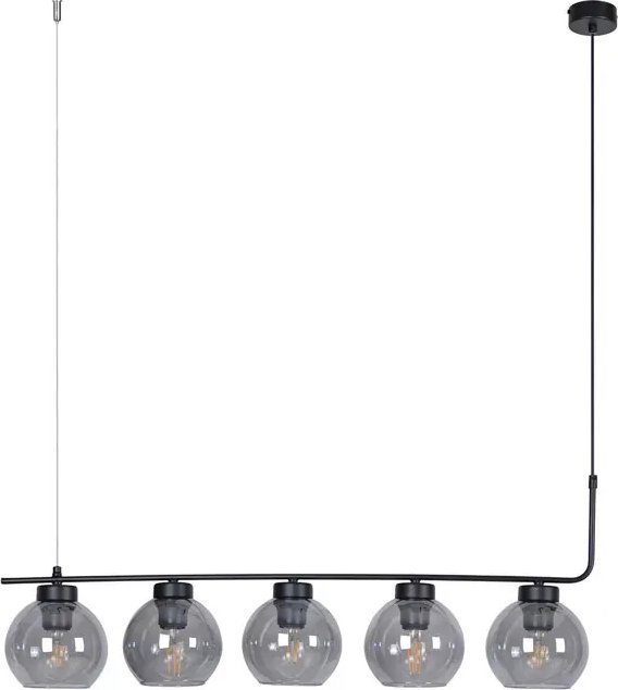 Lampa wisząca Lumes Industrialna duża lampa wisząca nad stół - S809-Haga