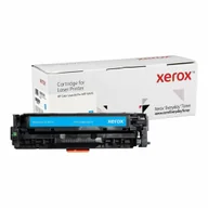 Tusze oryginalne - Toner Xerox CF381A Turkusowy - miniaturka - grafika 1